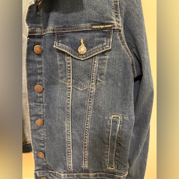 Calvin Klein Jeans Denim Jacket in Blue - NWOT - Picture 7 of 15